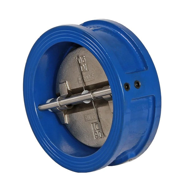 Клапан двухстворчатый DN 65 PN 10/16 обратный межфланцевый чугунный