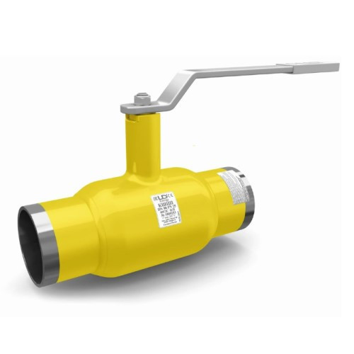 Кран шаровой цельносварной LD КШ.Ц.П.GAS.125/100.025.Н/П.01 Ду 125/100 Ру 25 нержавеющий неполнопроходный под приварку