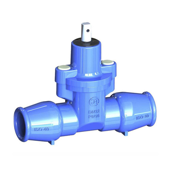 Задвижка Jafar 3500 DN 20 PN 16 с обрезиненным клином с ISO-фитингами…