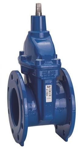 Задвижка AVK 06/30 DN 80 PN 10/16 фланцевая клиновая чугунная с обрезиненным клином