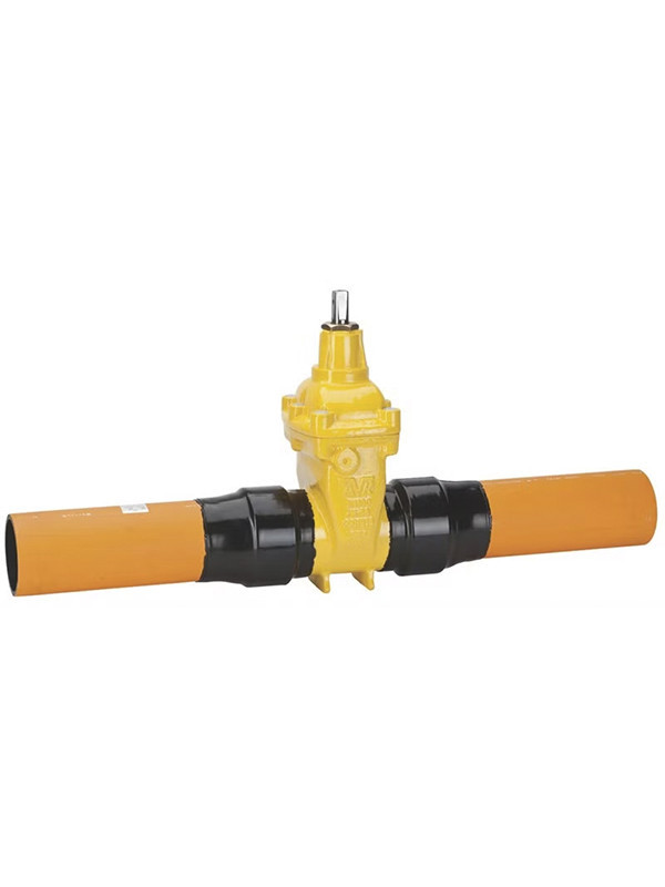 Задвижка AVK 36/90 DN 300 PN 10 клиновая для газа с ПЭ патрубками (36-315-88-703037)