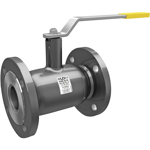 Кран шаровой цельносварной LD КШ.Ц.Ф.020.040.П/П.01 Ду 20 Ру 40 нержавеющий полнопроходный фланцевый