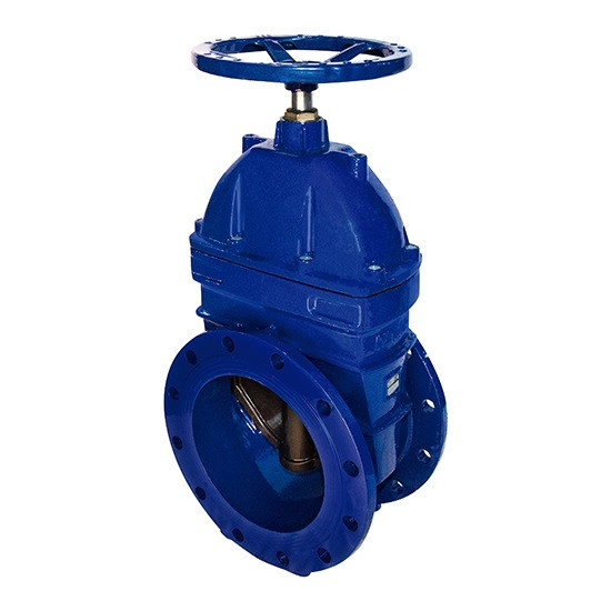 Задвижка DENDOR 47GV DN 700 PN 16 фланцевая клиновая чугунная под штурвал с обрезиненным клином