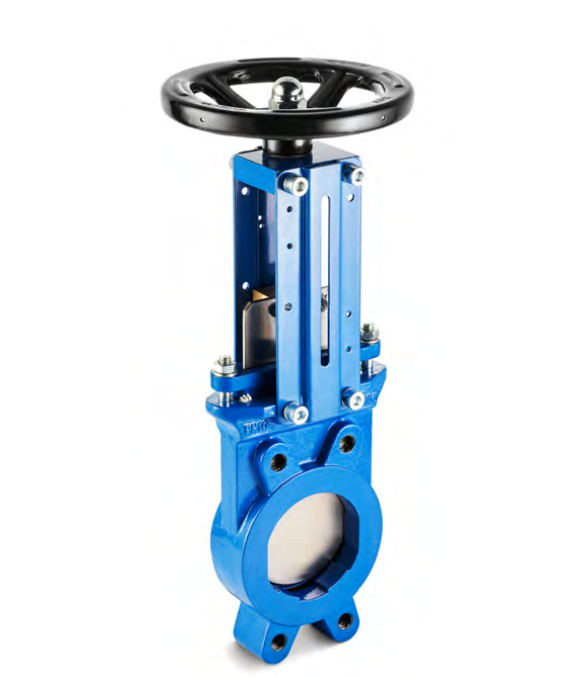Задвижка GROSS DN 125 PN 10 шиберная с невыдвижным шпинделем c маховиком