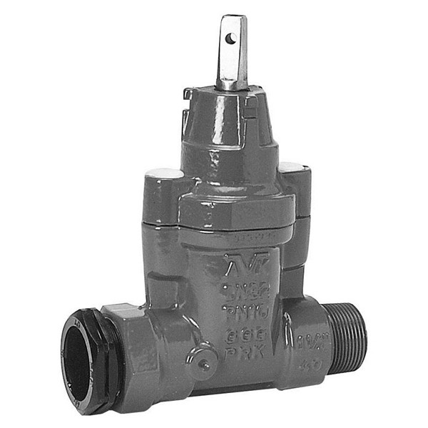 Задвижка AVK 03/95 DN 32 PN 10 ответвительная с PRK для ПЭ труб и наружной резьбой