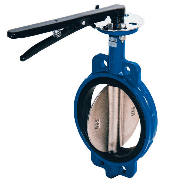 Затвор DENDOR 017W DN 65 PN 16 поворотный дисковый межфланцевый чугун…
